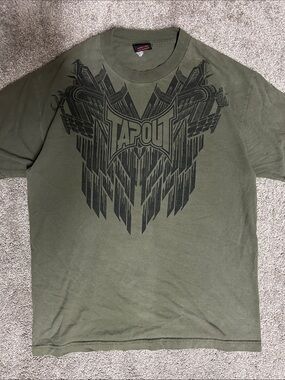 Vintage TAPOUT Green Shirt Y2K